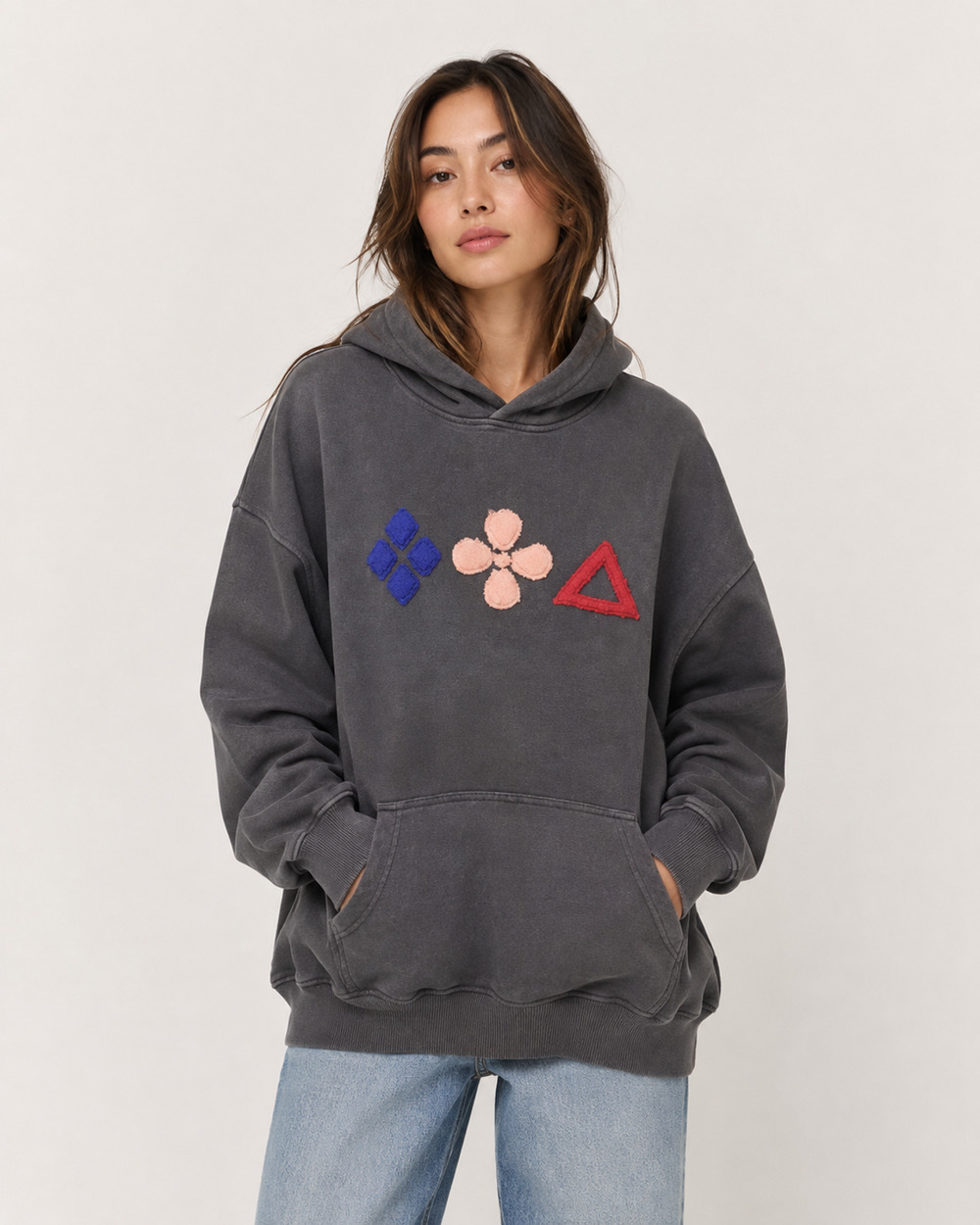 Steady Hands x Samurai Champloo Crunchyroll Hoodie Gray Medium NWT Unisex